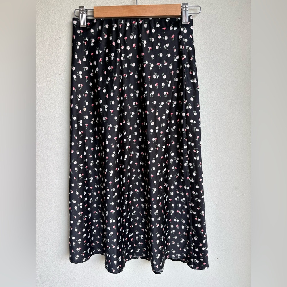 BP Floral Maxi Skirt | Boho Coastal Cowgirl Midi Skirt size XS